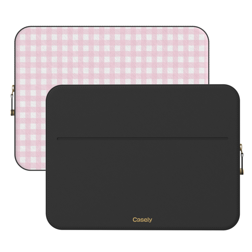Pink Plaid | Sunday Best Laptop Case