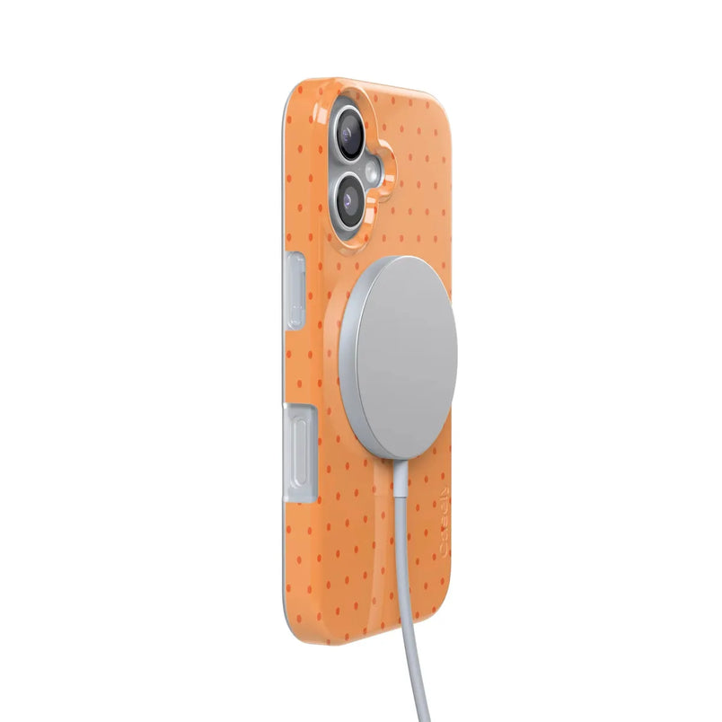 On the Dot | Orange Polka Dot Case