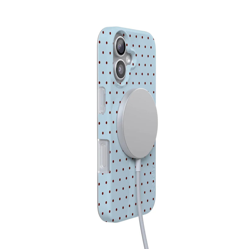 On the Dot | Blue Polka Dot Case