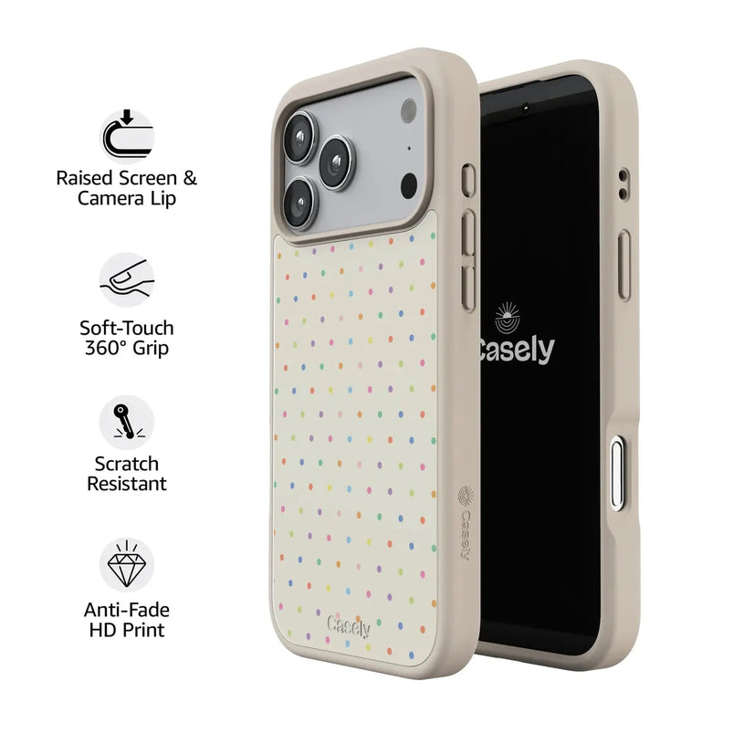 On the Dot | Rainbow Polka Dot Case