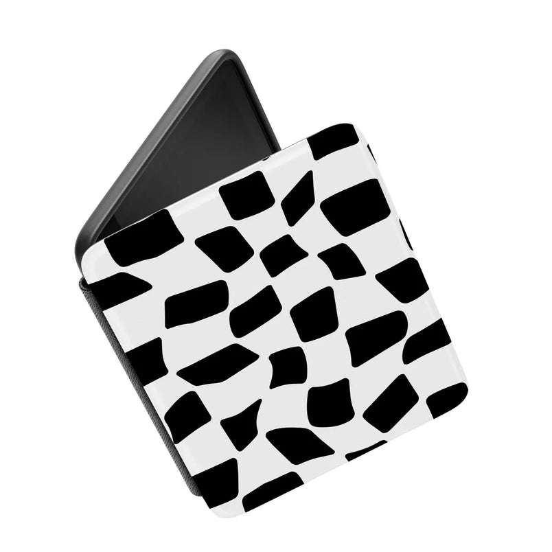 Funky Checkerboard | High Contrast Design Kindle Case