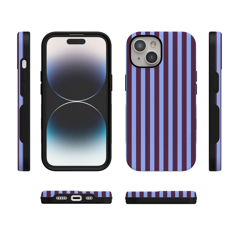 Perfect Stripes | Purple & Blue Stripes Case