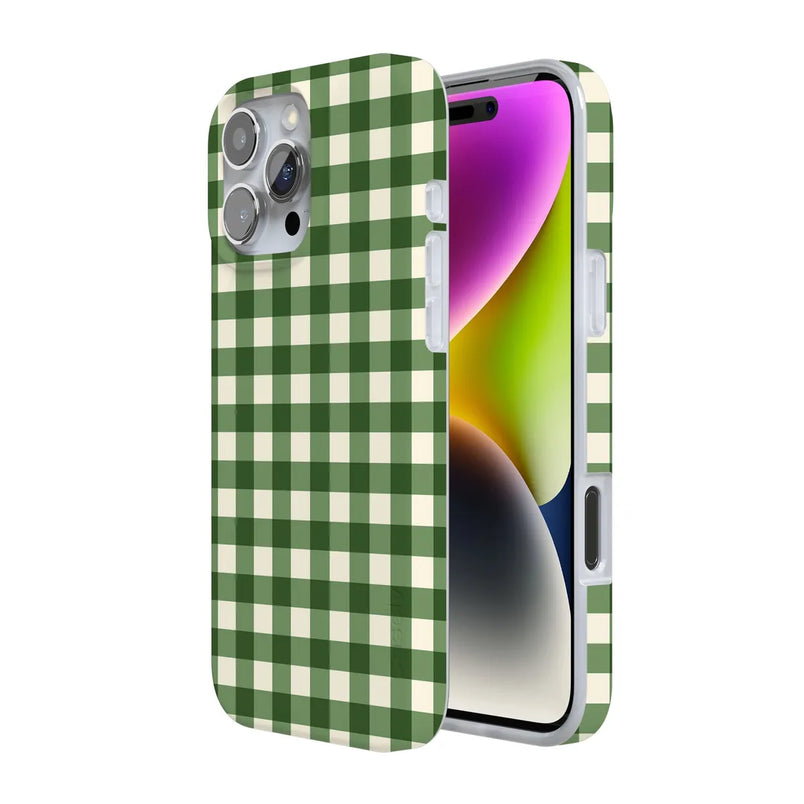 Checked Twice | Green Plaid Case