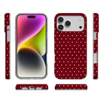 On the Dot | Maroon Polka Dot Case