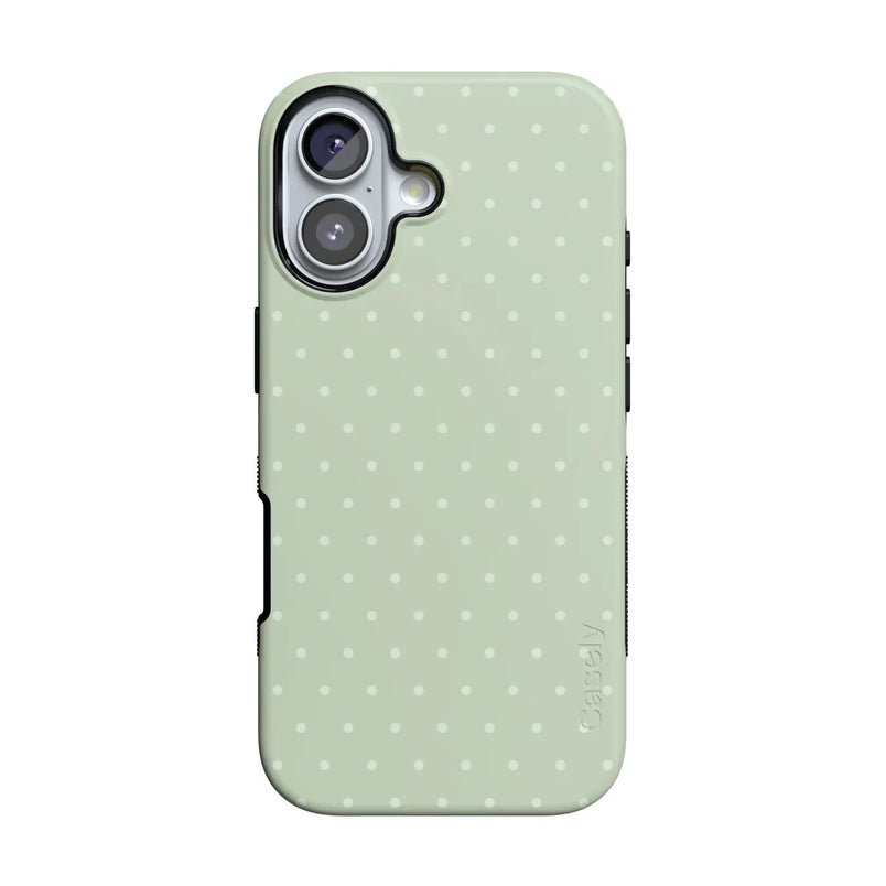 On the Dot | Green Polka Dot Case