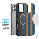 Go New York | Blue & Orange Stripes Case