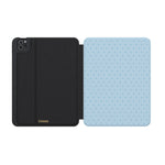 On the Dot | Blue Monochrome Polka Dot iPad Case