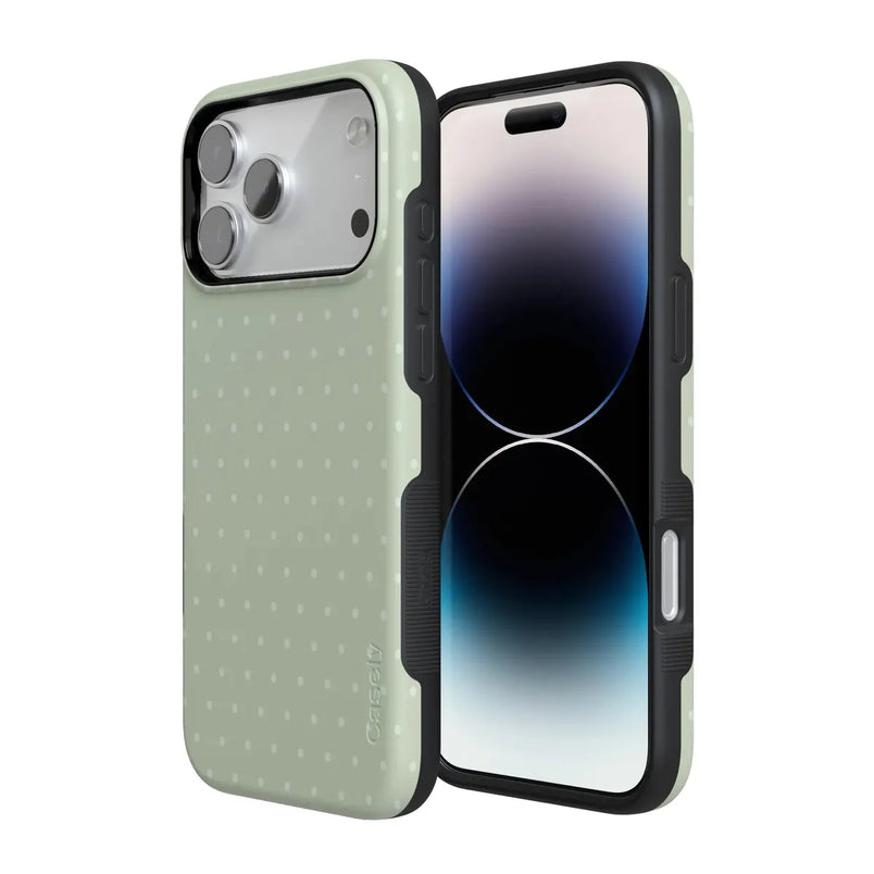 On the Dot | Green Polka Dot Case