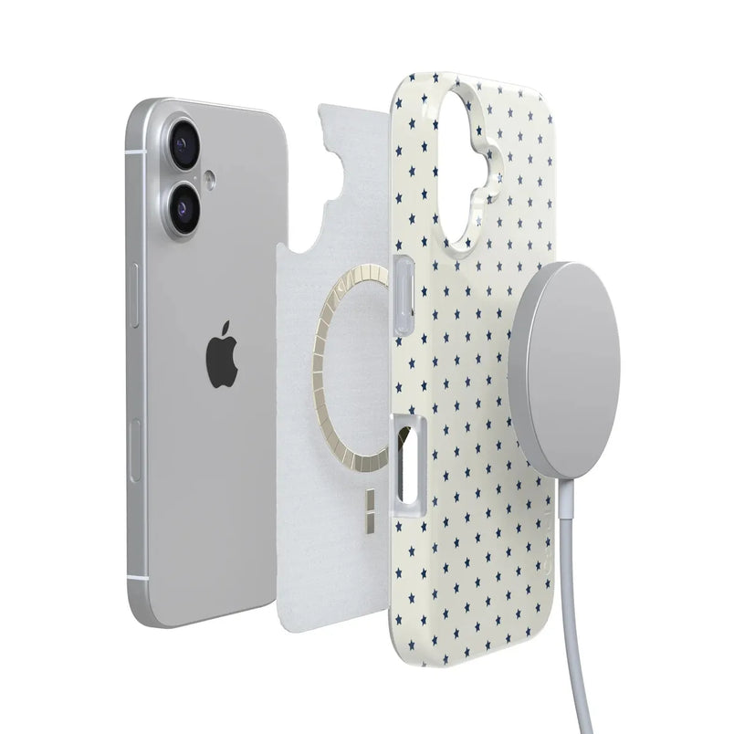 Tiny Stars | Blue & White Case