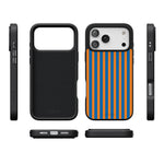 Go New York | Blue & Orange Stripes Case