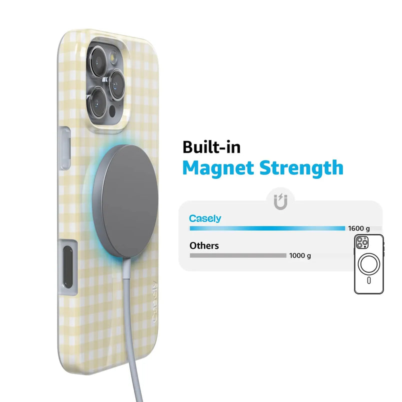 Pastel Picnic | Yellow Gingham Case