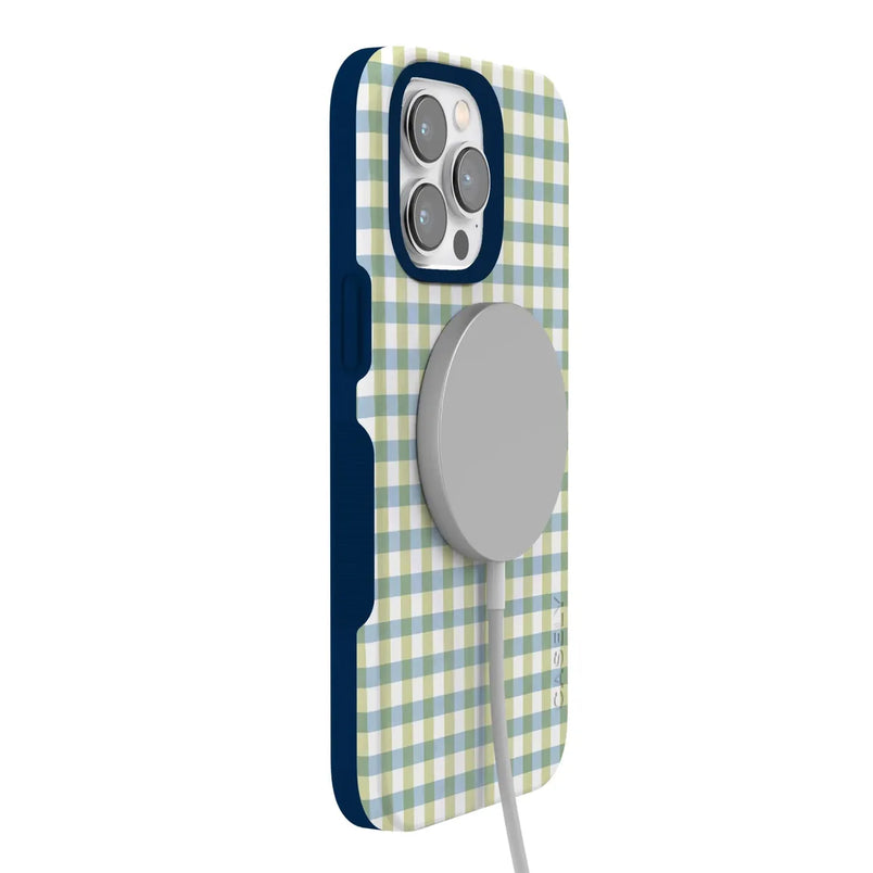 Pastel Picnic | Blue & Green Gingham Case