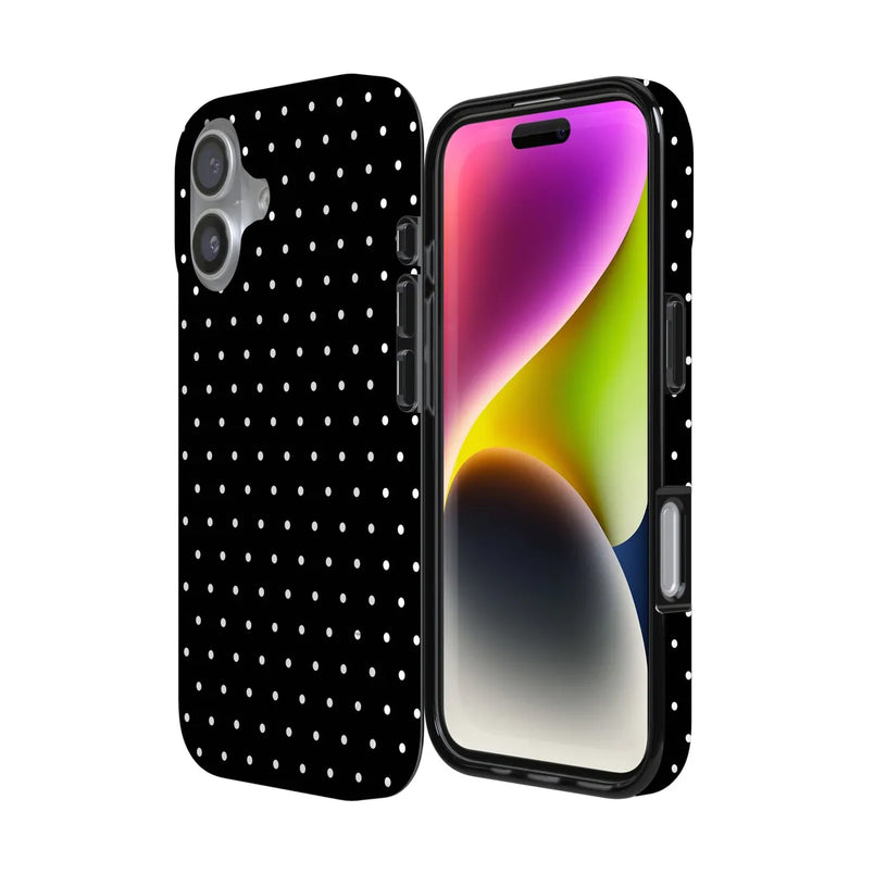 On the Dot | Black Polka Dot Case