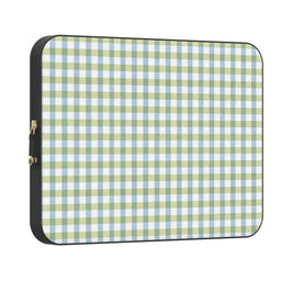 Pastel Picnic | Blue & Green Gingham Laptop Case