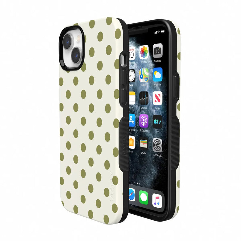 Spotted in SoHo | Green Polka Dot Case