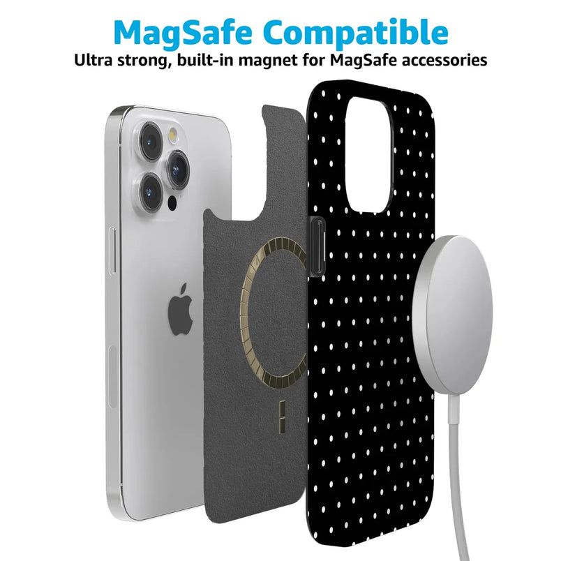 On the Dot | Black Polka Dot Case