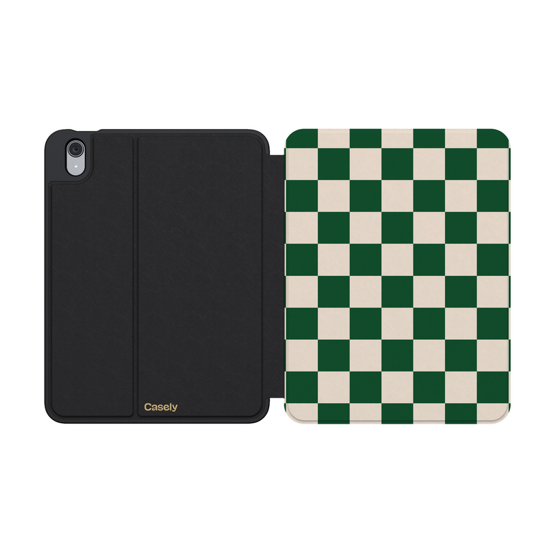 Fit Check | Green Checkerboard iPad Case