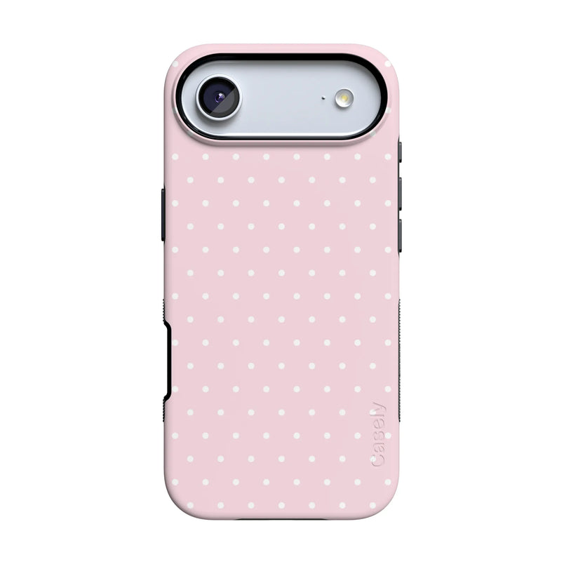 On the Dot | Pink & White Polka Dot Case - iPhone 17 Air