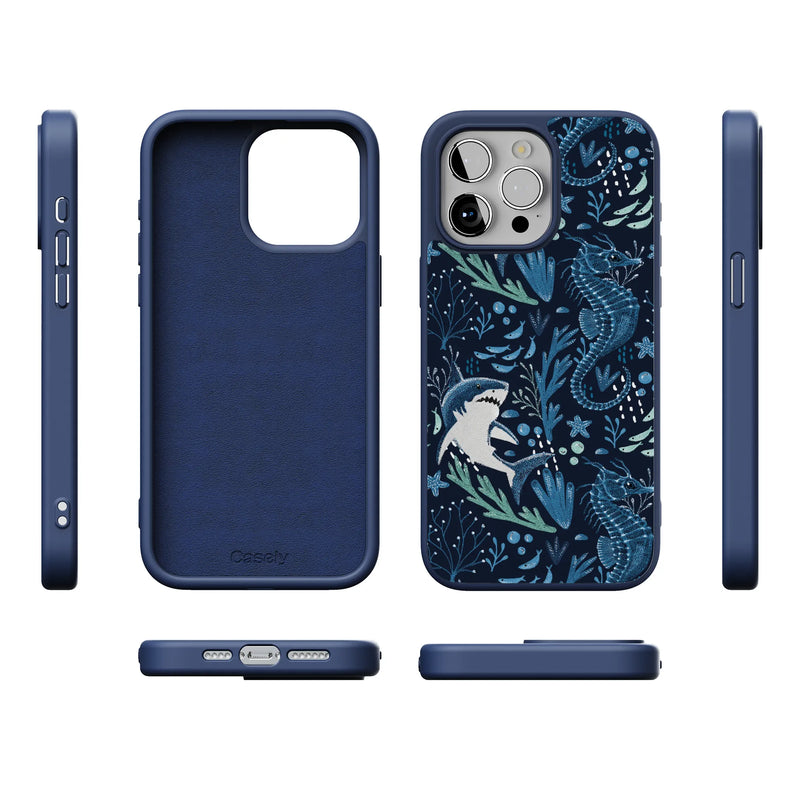 Midnight Reef | Shark Print Case