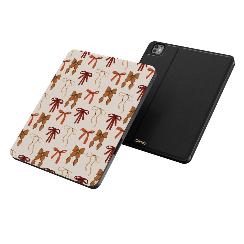 Fall Girlie | Pumpkin Spice Bows iPad Case