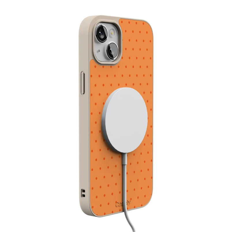 On the Dot | Orange Polka Dot Case