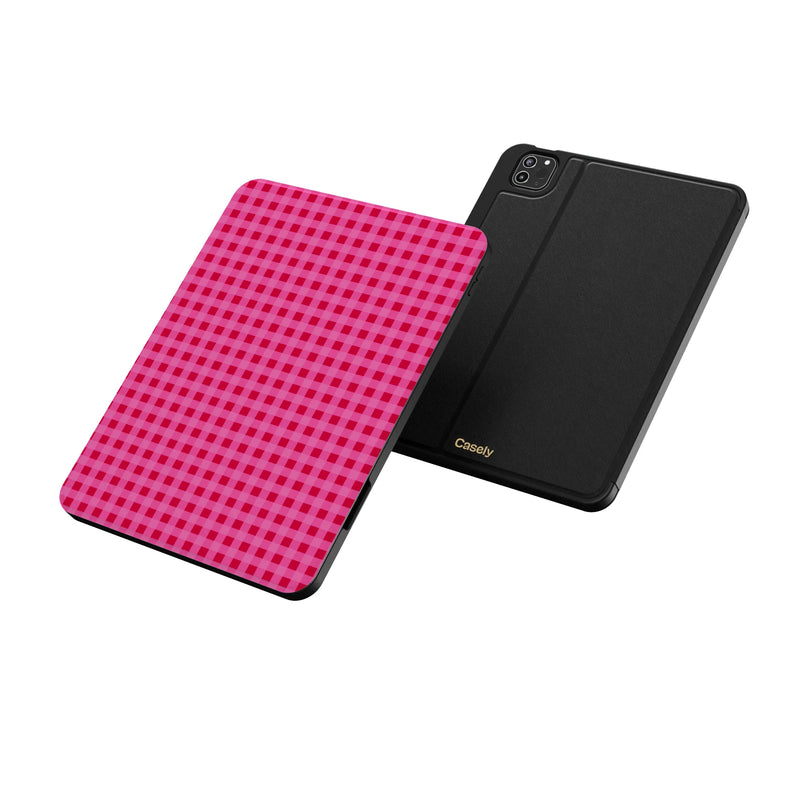 Sweet Jam | Hot Pink Gingham iPad Case