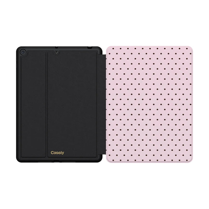 On the Dot | Pink Polka Dot iPad Case