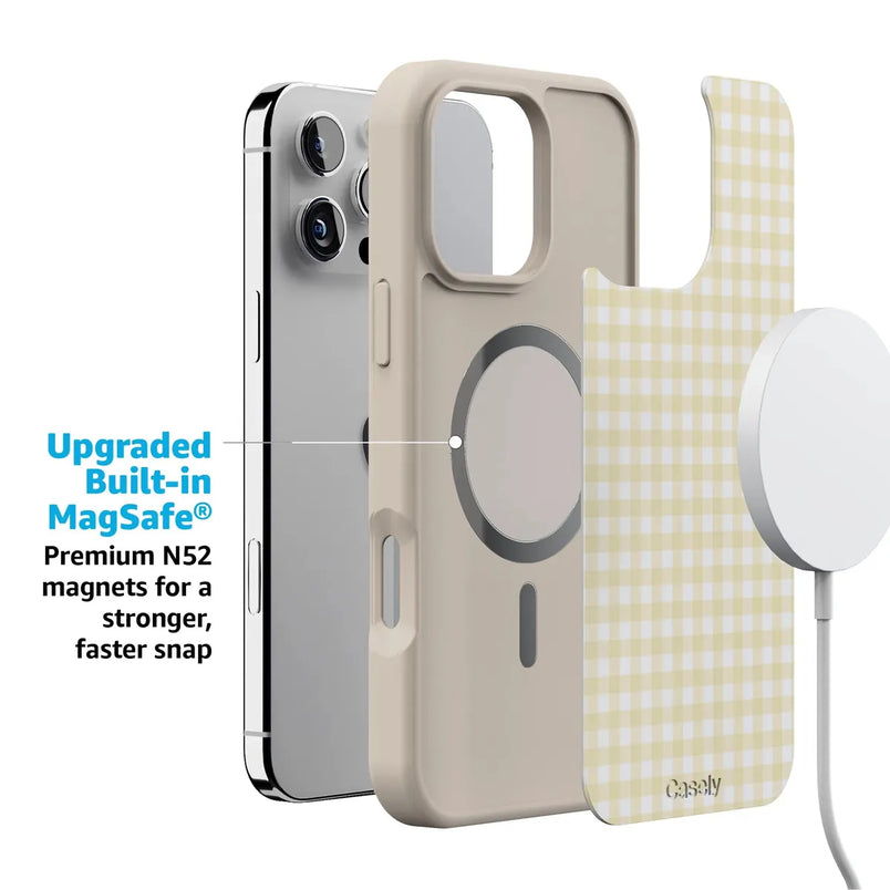 Pastel Picnic | Yellow Gingham Case