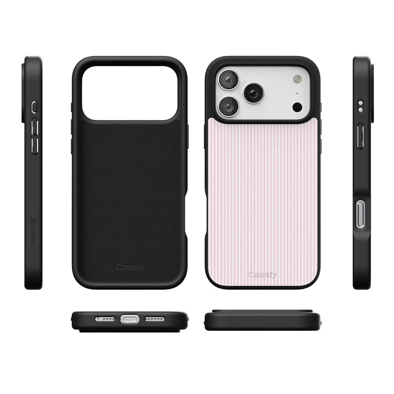 Stripes and the City | Light Pink Pinstripe Case