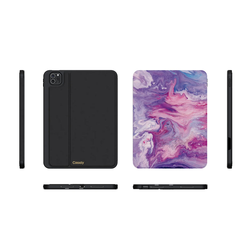 Tie Dying Over You | Purple Marble iPad Case