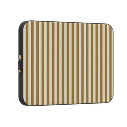 Canvas & Co | Warm Neutral Stripes Laptop Case