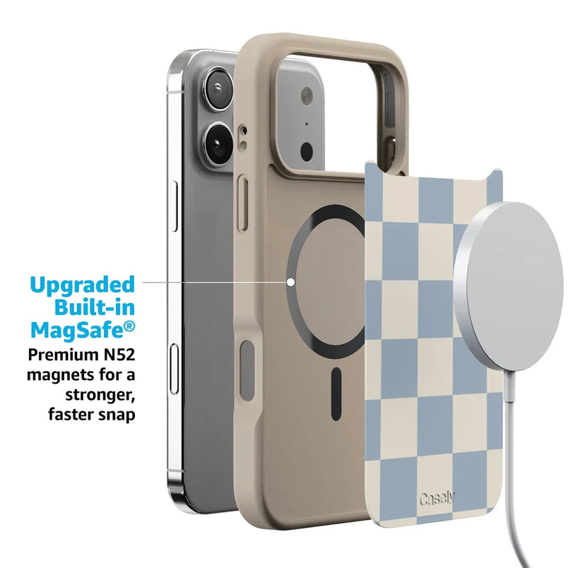 Fit Check | Light Blue Checkerboard Case