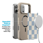 Fit Check | Light Blue Checkerboard Case