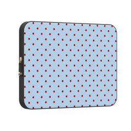 Tiny Stars | Red & Blue Laptop Case