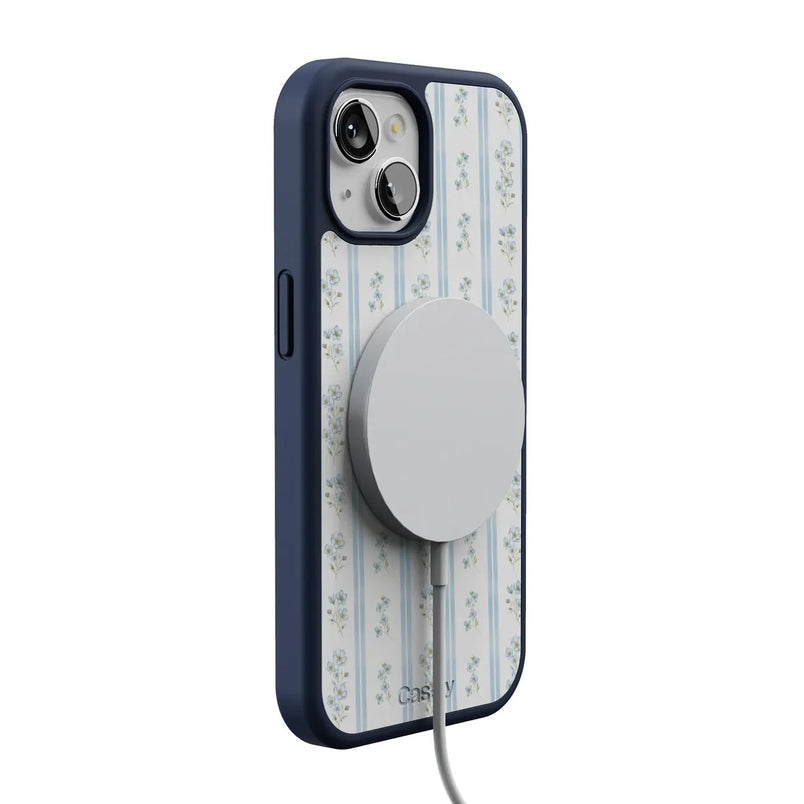 Cottage Stripe | Blue Floral Case