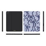 Love Me Knot | Blue Bow iPad Case