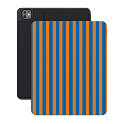 Go New York | Blue & Orange Stripes iPad Case - iPad Pro 13