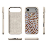 Untamed | Brown & Blue Zebra Case