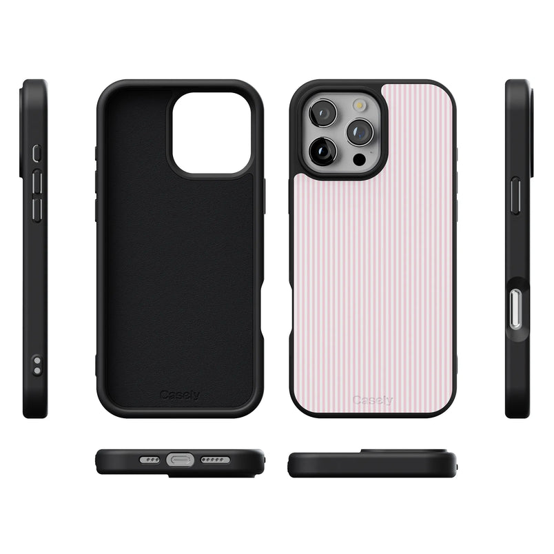 Stripes and the City | Light Pink Pinstripe Case