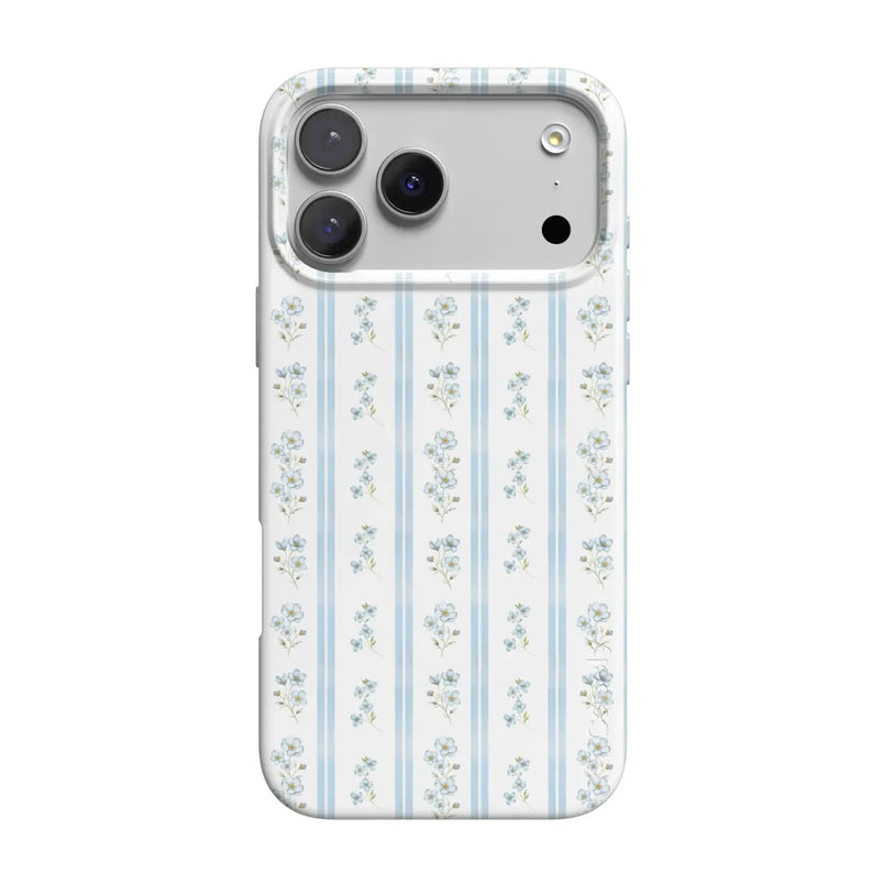 Cottage Stripe | Blue Floral Case