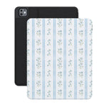 Cottage Stripe | Blue Floral iPad Case