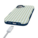 Pastel Picnic | Blue & Green Gingham Case