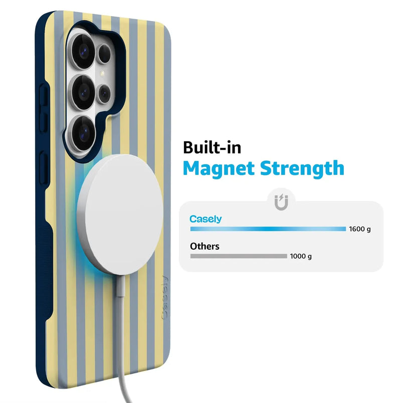Coastline Stripes | Blue & Yellow Case