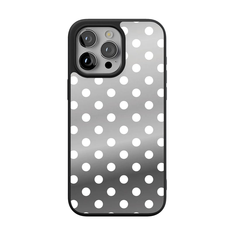 Spotted in SoHo | White Polka Dot Case - iPhone 15 Pro