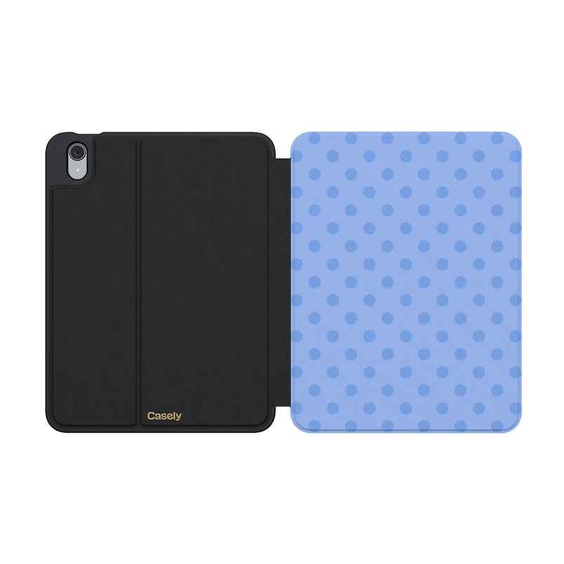 Spotted in SoHo | Periwinkle Polka Dot iPad Case