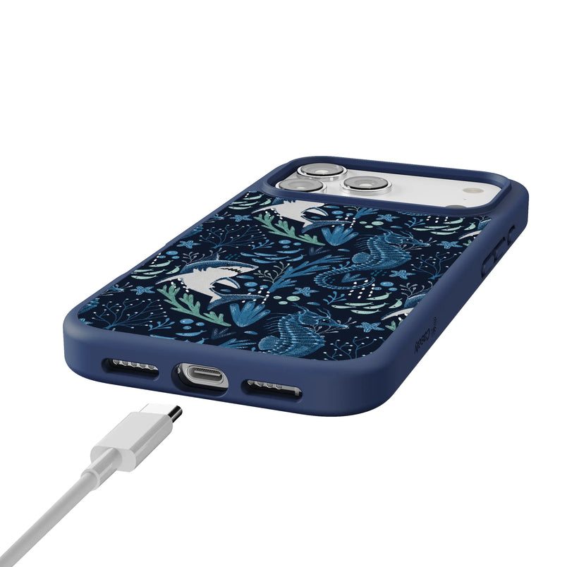 Midnight Reef | Shark Print Case