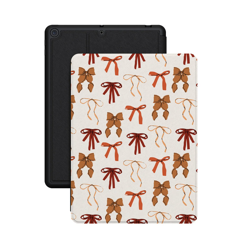 Fall Girlie | Pumpkin Spice Bows iPad Case - iPad 10.2" (7/8/9th Gen)