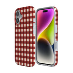 Checked Twice | Red Plaid Case