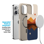 Opposites Attract | Day & Night Colorblock Mountains Case