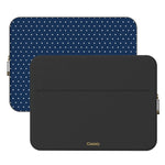 On the Dot | Navy Polka Dot Laptop Case